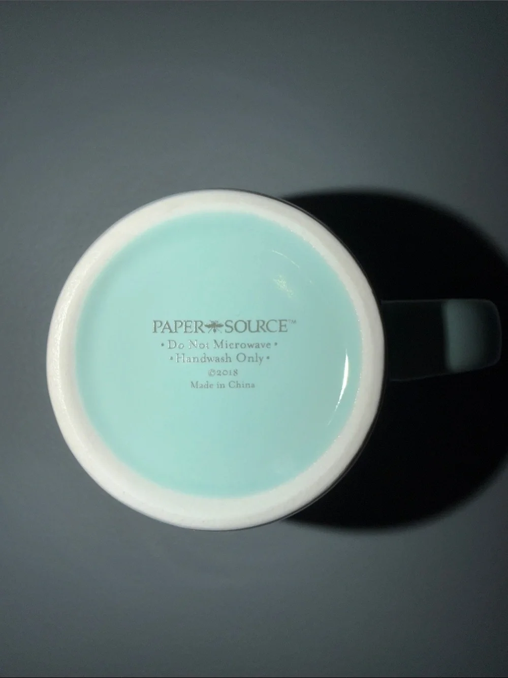 Paper Source “Strong Women Make Waves” Mint Ceramic Mug